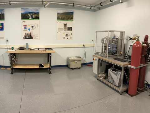 AMTEC test laboratory